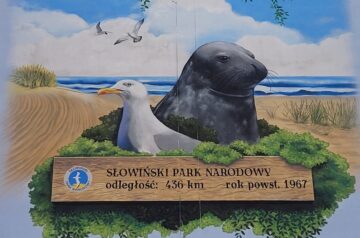 Mural w Łodzi promuje Słowiński Park Narodowy