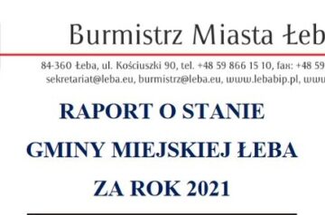 Raport o stanie Gminy Miejskiej Łeba za 2021 roku!