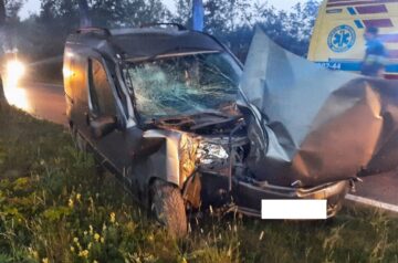 Wypadek drogowy w Kierzkowie!